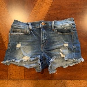 Denim shorts